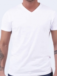 

	Мужская футболка белая Амеди хлопок
	
  Флоранж