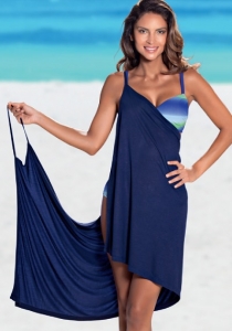 

	Платье синее
	
 Пляжное платье синее Лазурный берег Флоранж