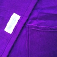 Фиолетовый флисовый плед с рукавами