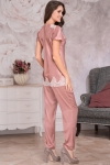 Пижама розовая с брюками Mia-Amore 