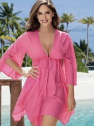 

	Розовое платье пляжное Florange
	
  Флоранж