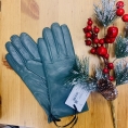 Кожаные перчатки зеленые размер 8