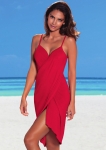 Платье пляжное красное 