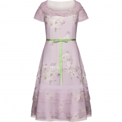 

	Коктейльное платье цвет светло-лиловый
	
 Платье - Florange Флоранж